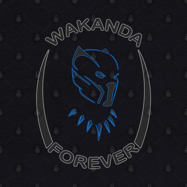 Black Panther - Wakanda Forever by SanTees